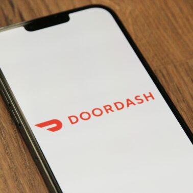 doordash app on phone